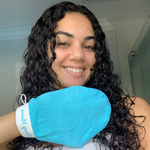 How to Use the Dewy Hours Exfoliating Body Glove