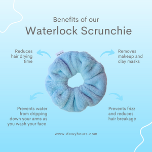 Waterlock Scrunchie - Dewy Hours